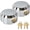 Silver 2 Pack, variant on 4  Trailer Door Locks Keyed Alike  Hockey Puck Locks Reinforced  Shackle Padlocks w/8  Solid  Lock for    Shed Gates Garage
