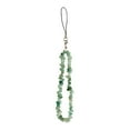 thumbnail image 2 of Cadena de teléfono móvil Fernando correa de muñeca cordón colgante boho hecho a mano universal llavero cordón de teléfono con cuentas encanto de teléfono Verde, 2 of 7