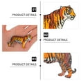 thumbnail image 2 of WHAMVOX Animal Iron-On Patches 2Pcs Tiger Shape Rayon for Bags and Hats, 2 of 8