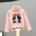 thumbnail image 2 of Kids Tops for Kids Safe Warmth Unisex High Collar Soft Pullover Sweatshirt from Girls Sweaters 1, 2 of 3