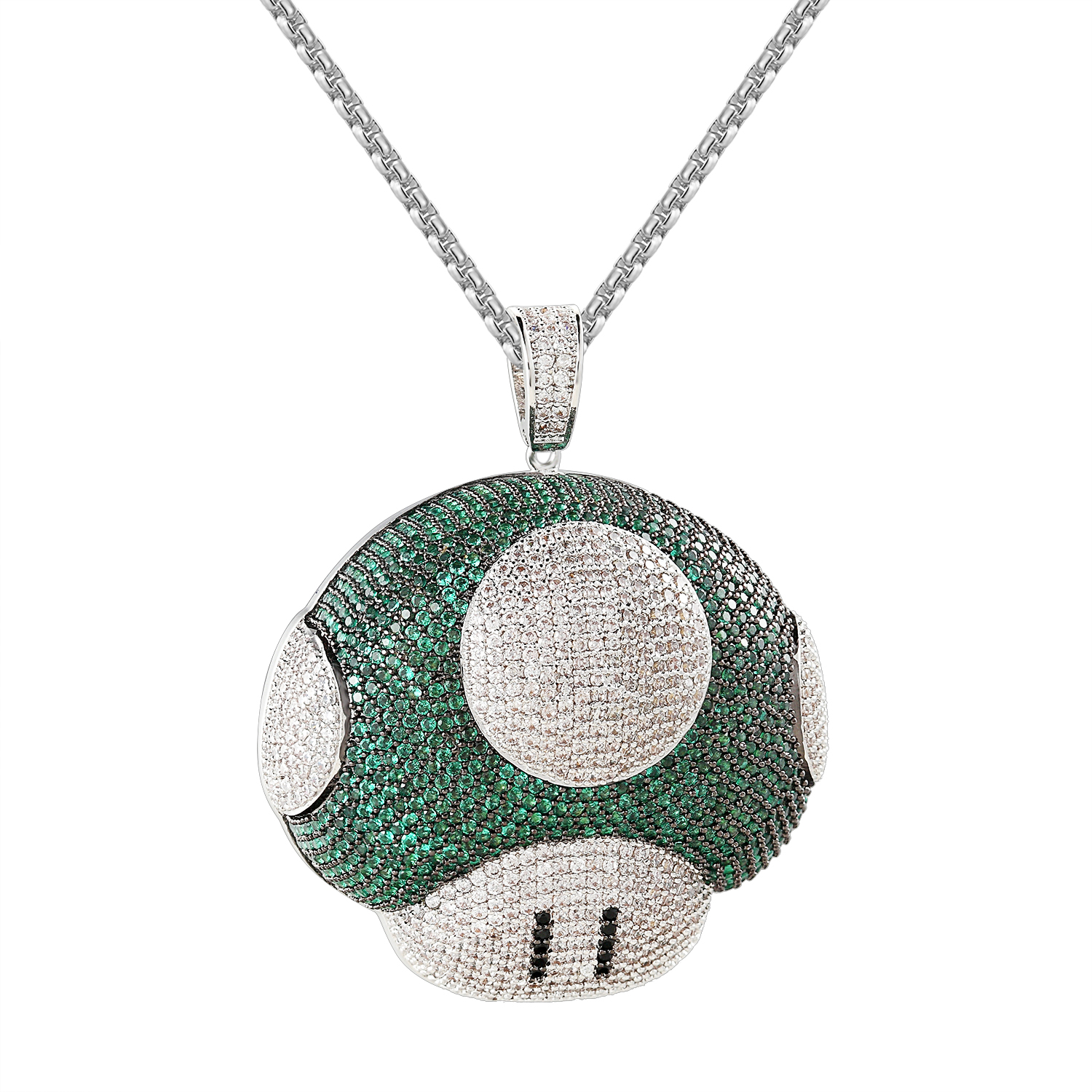 Mario Mushroom Pendant Green Lab 