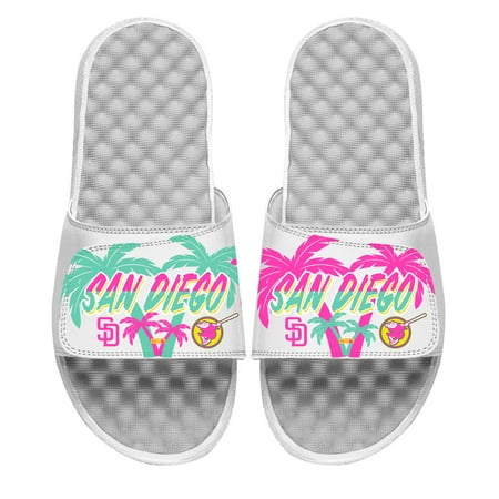 

Men s ISlide White San Diego Padres City Connect Slide Sandals