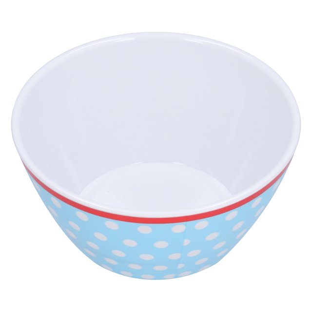 Bowl, Dinner Thickened Cake Bowl Dessert 500ml For Baking Table Decoration For With Baking Table Decoration Light Blue Dot