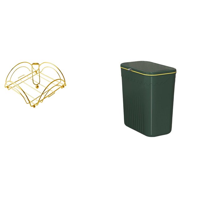 Dispensador de servilletas con brazo pesado y soporte para cesto de basura que ahorra espacio para almacenamiento en de hotel, bares, cafeterías