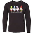 thumbnail image 3 of Inktastic Christmas Hangin with My Gnomies Long Sleeve Youth T-Shirt, 3 of 5
