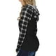 thumbnail image 4 of Sudadera con capucha para mujer, sudadera para mujer, sudadera con bloques de color, jersey informal de manga larga para mujer, la mejor en su clase, 4 of 6