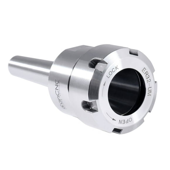 Accusize Morse Taper MT2 Shank ER32 Collet Chuck, Max 8000 RPM, 3/8"-16 Drawbar End, Max TIR 0.0002'' O.D to I.D, 0223-0235