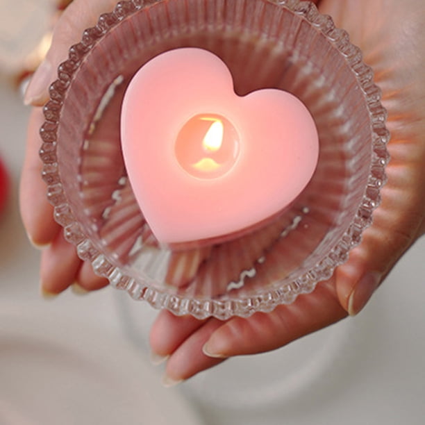 Fiudx Ofertas relámpago Regalos de San Valentín para ella y él Velas perfumadas de rosas de San Valentín Regalos románticos de velas de aniversario de San Valentín para bodas y cumpleaños para mujere