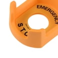 thumbnail image 5 of Cubierta protectora de botón de interruptor de presión de 30 mm de Uxcell con círculo de advertencia naranja, paquete de 2, 5 of 5