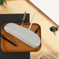 thumbnail image 2 of Unique Bargains Zipper Pencil Pen Case Portable Stationery Bag Gray, 2 of 6