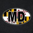 thumbnail image 3 of CafePress - Maryland MD Oval (W/Flag) Sweatshirt (Dark) - Classic Crew Neck Sweatshirt, 3 of 5