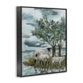thumbnail image 4 of Stupell Industries Traditional Sheep Scene Landscape Painting Black Framed Art Print Wall Art, 16 x 20, 4 of 10