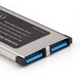 thumbnail image 1 of 2 Port USB 3.0 to Express Card ExpressCard 34mm Adapter Hidden for Laptop, 1 of 2