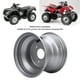 thumbnail image 4 of 18x9.50-8 ATV Rim Wheel Alumining Aluminio Aluminio Rim Forra de Llanta de Rueda de 8 Pulgadas para Carros de Karts Go Plateado, 4 of 7