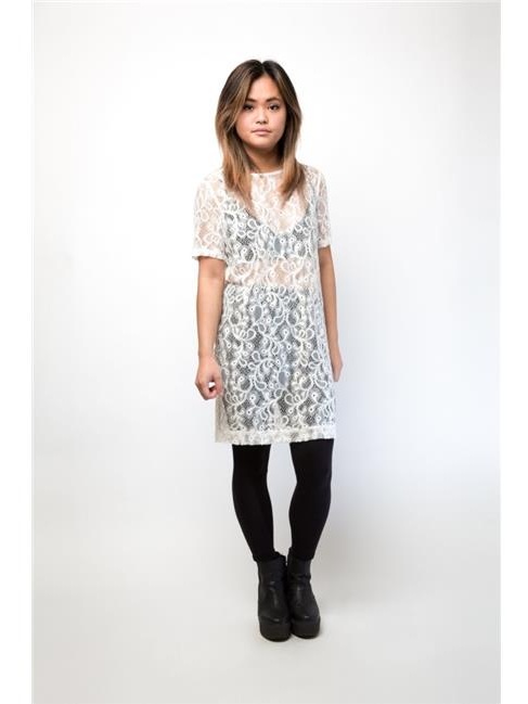 walmart white lace dress