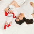 thumbnail image 2 of Silent Night - 12-24 Months 3/4 Length Red Sleeve Onesie, 2 of 6