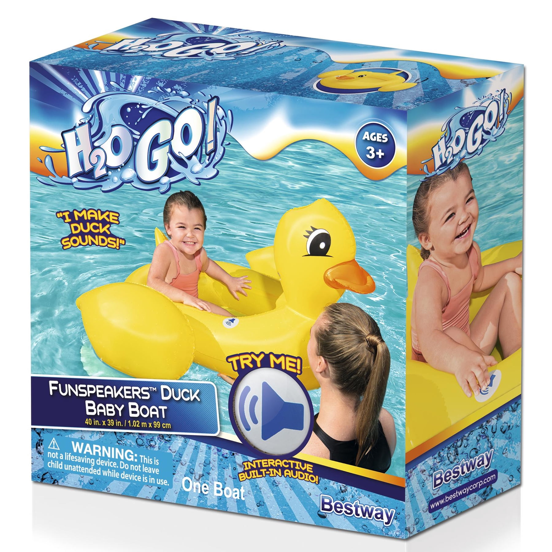 Bestway H2OGO! Funspeakers Duck Baby Boat
