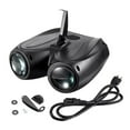 thumbnail image 2 of Loomza LED Double Head DJ Party Stage Lights Sound Active RGBW Spotlight, 2 of 7