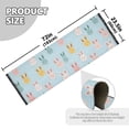 thumbnail image 5 of Yayeee Runner Rug for Bedroom 2'x6' Machine Washable Hallway Non Slip Mat, Cute Rabbits, 5 of 8