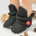 thumbnail image 4 of HsdsBebe Baby Girls Boys Cotton Boots Newborn Winter Cozy Fleece Booties Infant Socks Shoes for 3-18 Months, 4 of 7