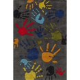 thumbnail image 1 of Momeni Lil Mo Whimsy 8' X 10' Contemporary Hand Tufted Rug in Gray, 1 of 5