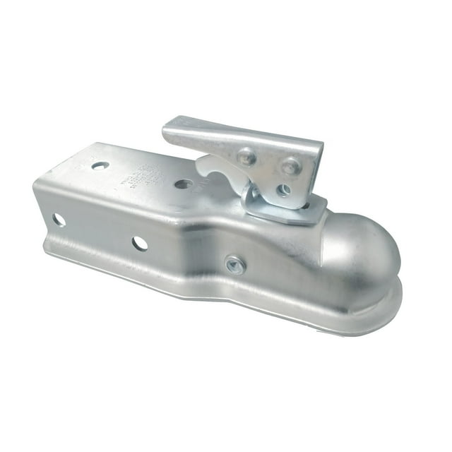 2"x 3"Straight Tongue Trailer Coupler For 3in Channel,2in Hitch Ball,5000 Lbs,Electroplated,RV Parts,Camper Caravan Accessories ,Weatherproof Double Locking Hitch Pin