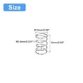 thumbnail image 2 of Unique Bargains Compression Spring, 5 Pack 304 Stainless Steel, 10mm OD, 0.8mm Wire, 15mm Length, 2 of 6