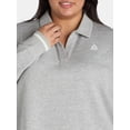 thumbnail image 4 of Reebok Women's and Women's Plus Varsity Polo Sweatshirt, Sizes XS-4X, 4 of 5