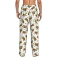 thumbnail image 3 of Xecao Cute Sloth Men's Straight Lounge Pajama Pants: The Ultimate in Comfortable Sleepwear, 3 of 9