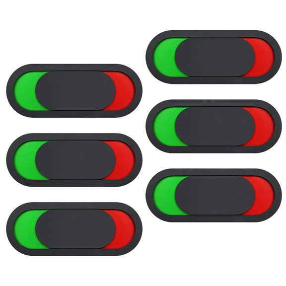 6 Pcs Vacant Slider Privacy Sign Open Wall Signs Label Office Black