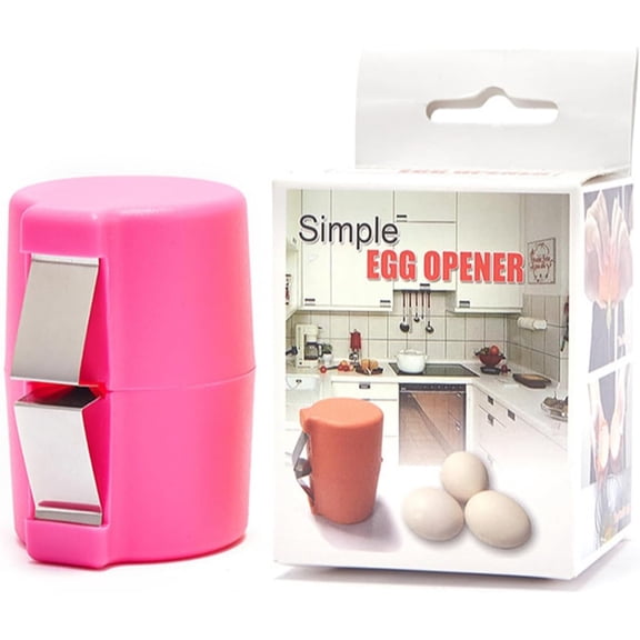 2026 Upgrade Egg Opener for Hard Boiled Eggs, Stainless Steel Egg Peeler & Shell Cutter Tool - Quick Cracking for Soft & Raw Eggs, Kitchen Gadget for Cooking