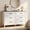White 6 drawer dresser, variant on Lofka White Wooden 6 Drawer Dresser for Bedroom, Wide Storage Organizer Cabinet for Closet Living Room