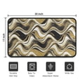 thumbnail image 5 of Black Gold White Marble Pattern Door Rugs,Washable Non Slip Door Mats Indoor,Decorative Door Mats,Entry Mat Indoor for Entrance,Bedroom,Kitchen,Bathroom,30"x17", 5 of 6