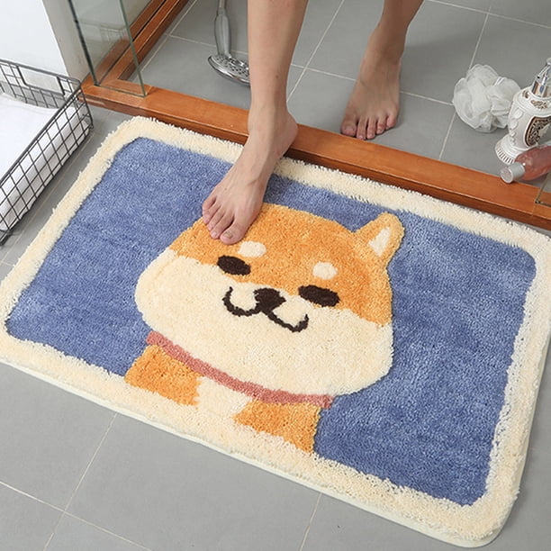 Alfombra antideslizante para puerta de entrada, absorbente, para baño, sala de estar, cocina Wmkox8yii hjk2088