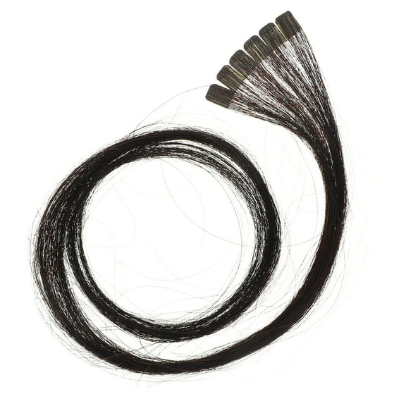 OFFIGAM Human Hair Extensions Black for Women, Hair Volumizing, Natural Look, 1 Set