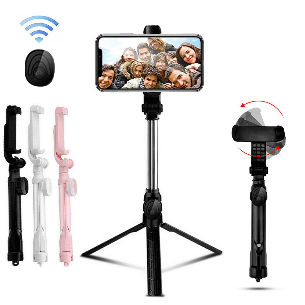 Universal Extendable Selfie Stick Tripod Remote Shutter For iPhone 11 Pro XS Max XR iPhone 8