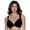 Black, variant on Felina | Utopia Front-Close Racerback T-Shirt Bra (Black, 32C)