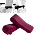 thumbnail image 3 of AMLESO Office Chair Armrest Wheelchair Cushion Cover Padded Pillow Foam Red, 3 of 8