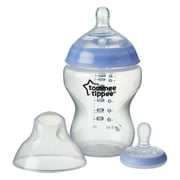 Tommee Tippee Closer to Nature Night-time Baby Bottle & Breast-Like Pacifier, Glow in the Dark Rings