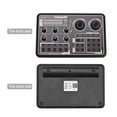 thumbnail image 3 of Tarjeta de sonido Mezclador de audio digital multifunción SK600 Tarjeta de sonido externa con conexión inalámbrica BT para computadora, teléfono inteligente, grabación de canciones, transmisión en viv TOMSHOO Tarjeta de sonido, 3 of 6