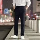 thumbnail image 3 of Pantalones de traje de negocios para hombre, de corte entallado, holgados y elásticos, de estilo informal, de verano, a la moda y económicos, 3 of 5