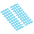 thumbnail image 1 of Unique Bargains Lake Blue Plastic Snapback Strap Cover Hat Buckle Replacement (12 Pairs), 1 of 7