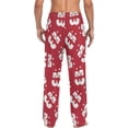 thumbnail image 2 of GZHJMY Christmas Snowman Pajama Pants for Men, Lounge Pants Lightweight Men Pajama Bottoms with Drawstring Pockets, Christmas New Year Birthday Gifts, Medium, 2 of 6