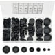 thumbnail image 1 of Surtido de tapones de goma - 170 piezas, 7 tamaños - Kit de juntas de anillo para cables eléctricos para bomba de agua de coche - Incluye estuche organizador s202412242548, 1 of 3