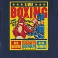 thumbnail image 3 of Rock 'Em Sock 'Em Robots - Live Boxing Poster - Toddler And Youth Long Sleeve Graphic T-Shirt, 3 of 5
