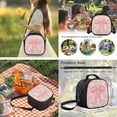 thumbnail image 4 of Aplkyhs Pink Camouflage Bow School Backpack Set 4Pcs with Lunch Box Pencil Case Water Bottle Holder with Strap Portable Lunch Bag for Elementary Primary Middle School Bookbag, 4 of 6