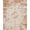 Brown Cream Rust, Pattern 11, variant on ODIKA 8'x10' Washable Area Rug Vintage Traditional Medallion With Distressed Floral Scroll Border for King Size Bedroom Under Bed, Master Suite, Non-Shedding, Easy Care