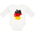 thumbnail image 3 of Inktastic German Map Flag Boys or Girls Long Sleeve Baby Bodysuit, 3 of 5