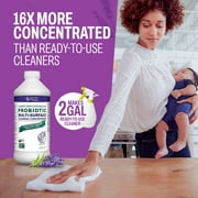 USDA Certified Bio-Based, Probiotic, All-Purpose Cleaning Concentrate, Lavender - 16.9 fl. oz. Ultra-Concentrated, All-Natural Cleaner for Home and Kitchen by SCD Probiotics