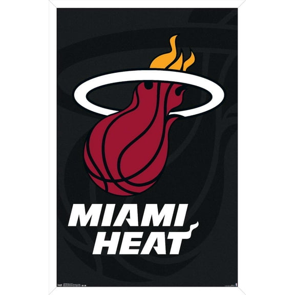 NBA Miami Heat - Logo 14 Wall Poster, 14.725" x 22.375", Framed